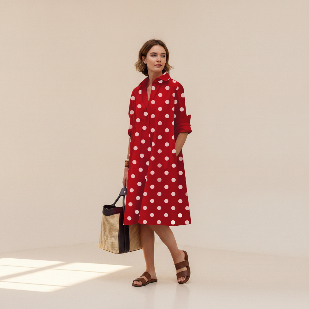 Gameela - Robe Élégante à Coupe Ample