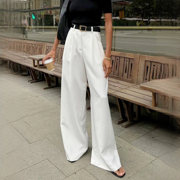 Marlene - Pantalon chic à jambes larges