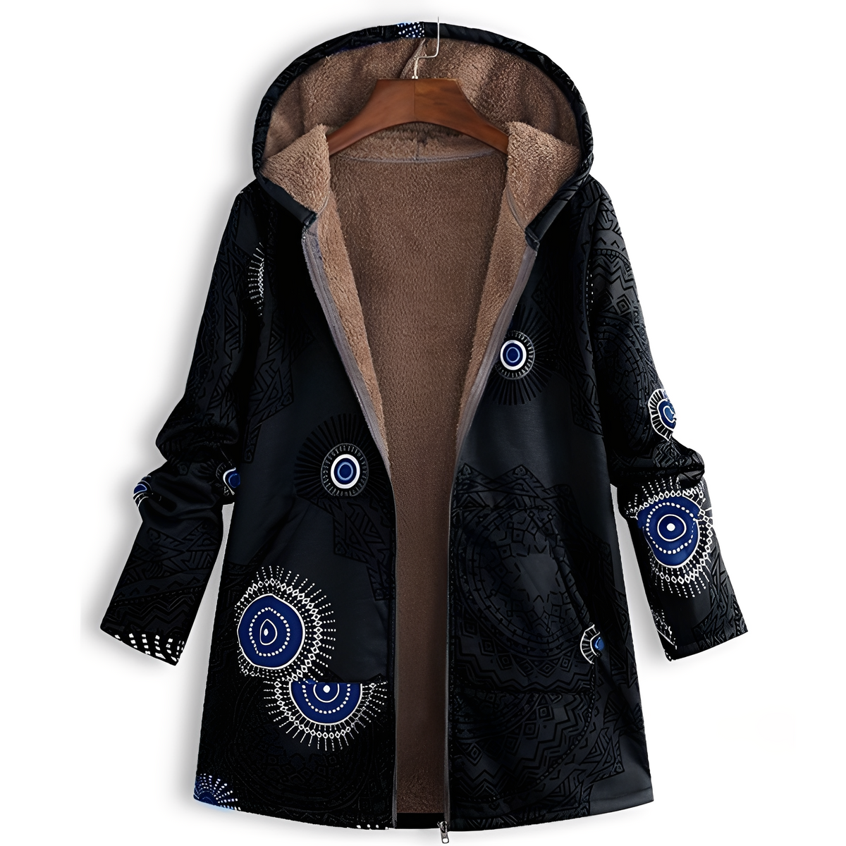 Olyvia - Veste vintage à motif pour femmes