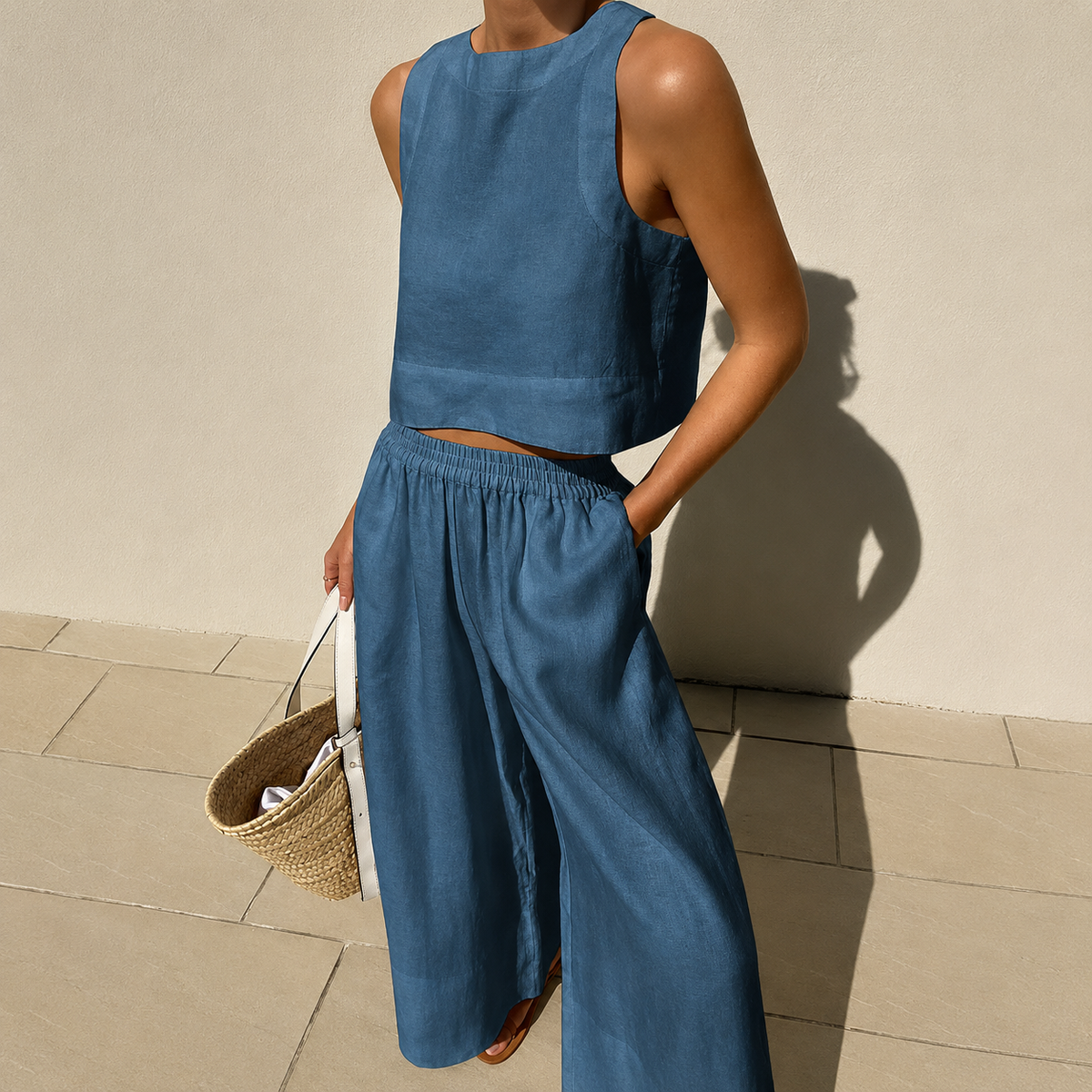 Thelma - Ensemble Confort Pantalon Large