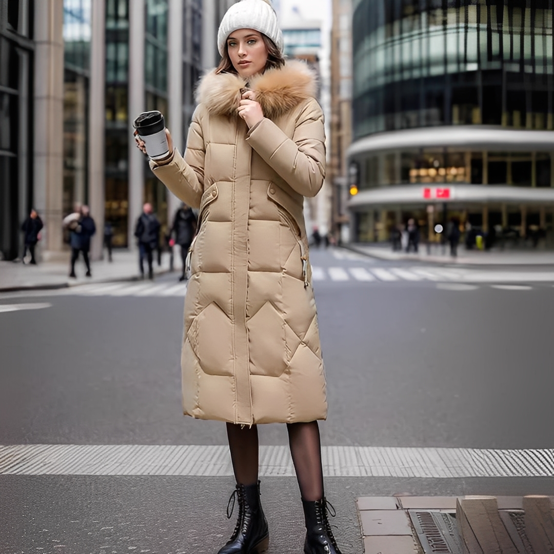 Marcellette - Manteau chic et chaud avec capuche