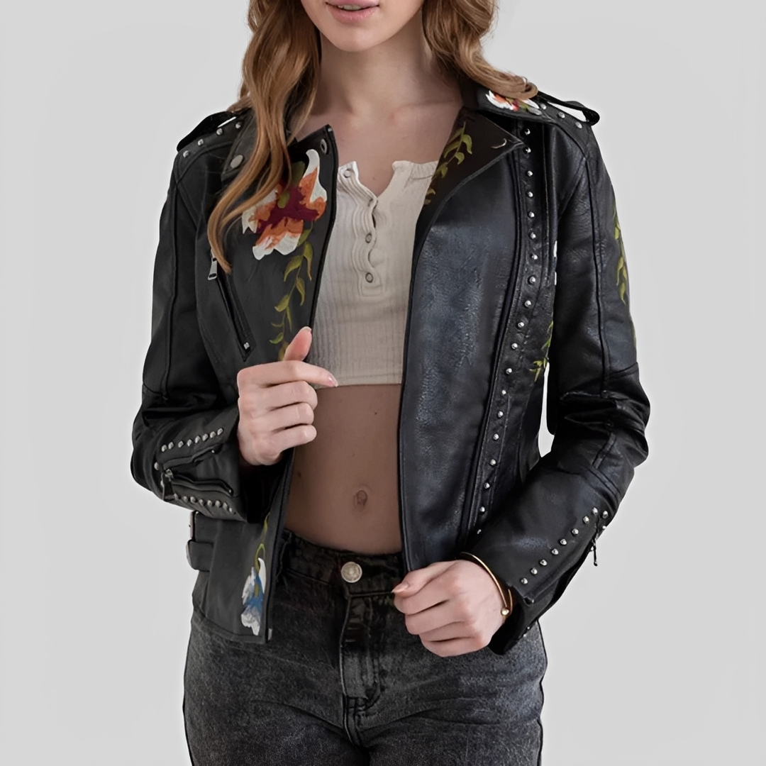 Zoey - Veste Vintage Décorée