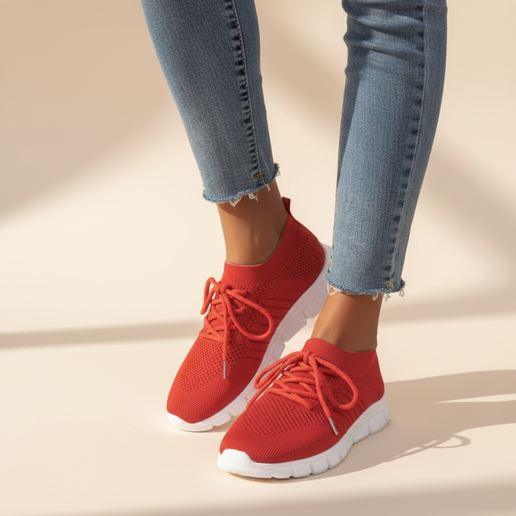 Vicky - Chaussures à Lacets Respirantes