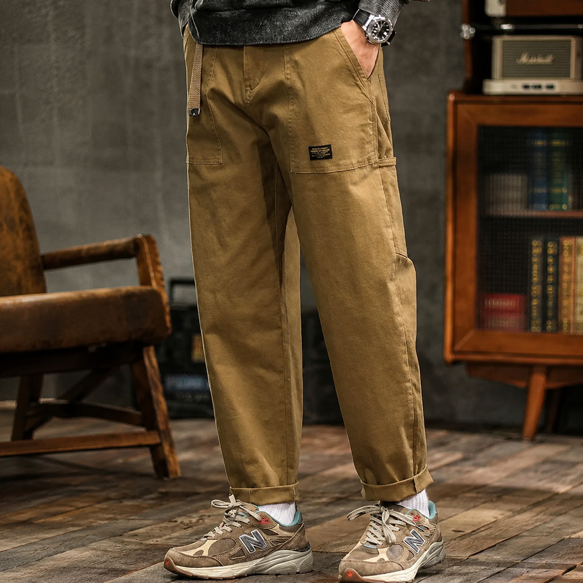 Clyde - Pantalon Évasé Style Vintage