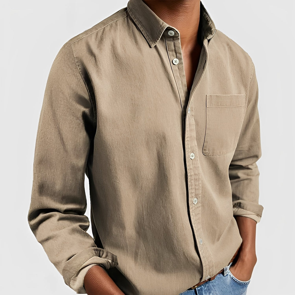 Dillan - Chemise Classique avec Boutons pour Hommes