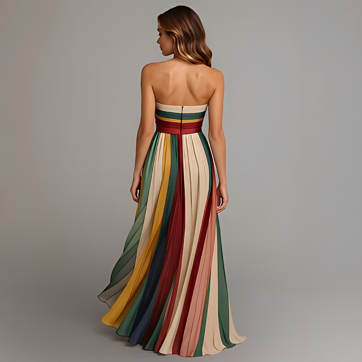 Gracelyn - Robe Maxi Élégante à Bustier