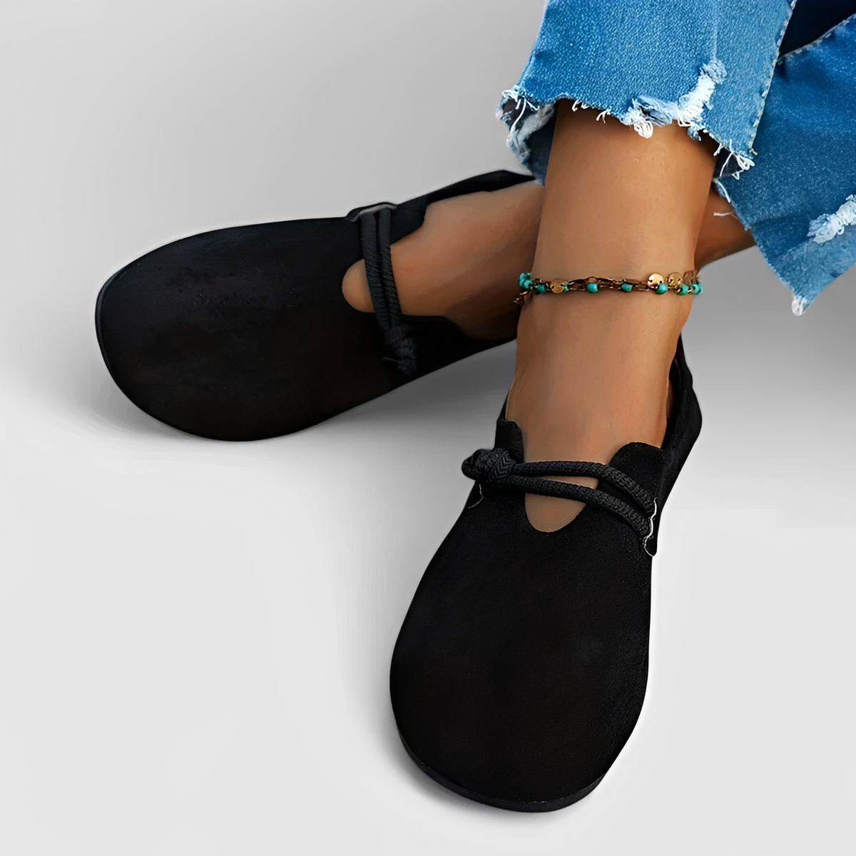 Marjorie - Chaussures Agréables au Bout Arrondi