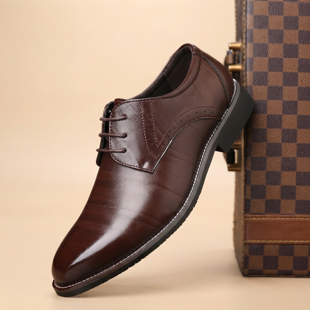 Tristan - Chaussures formelles confortables avec lacets