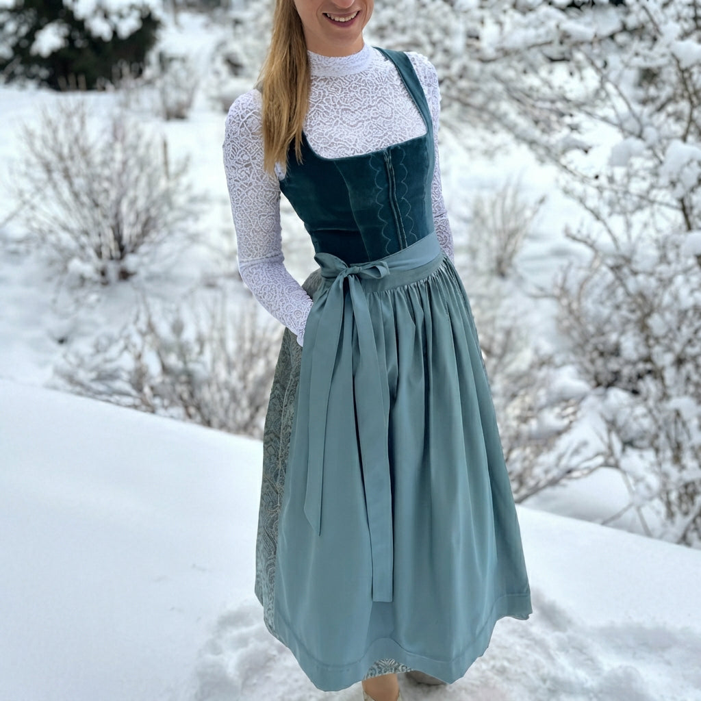 Muriel - Élégante robe dirndl traditionnelle (Doublure non incluse)