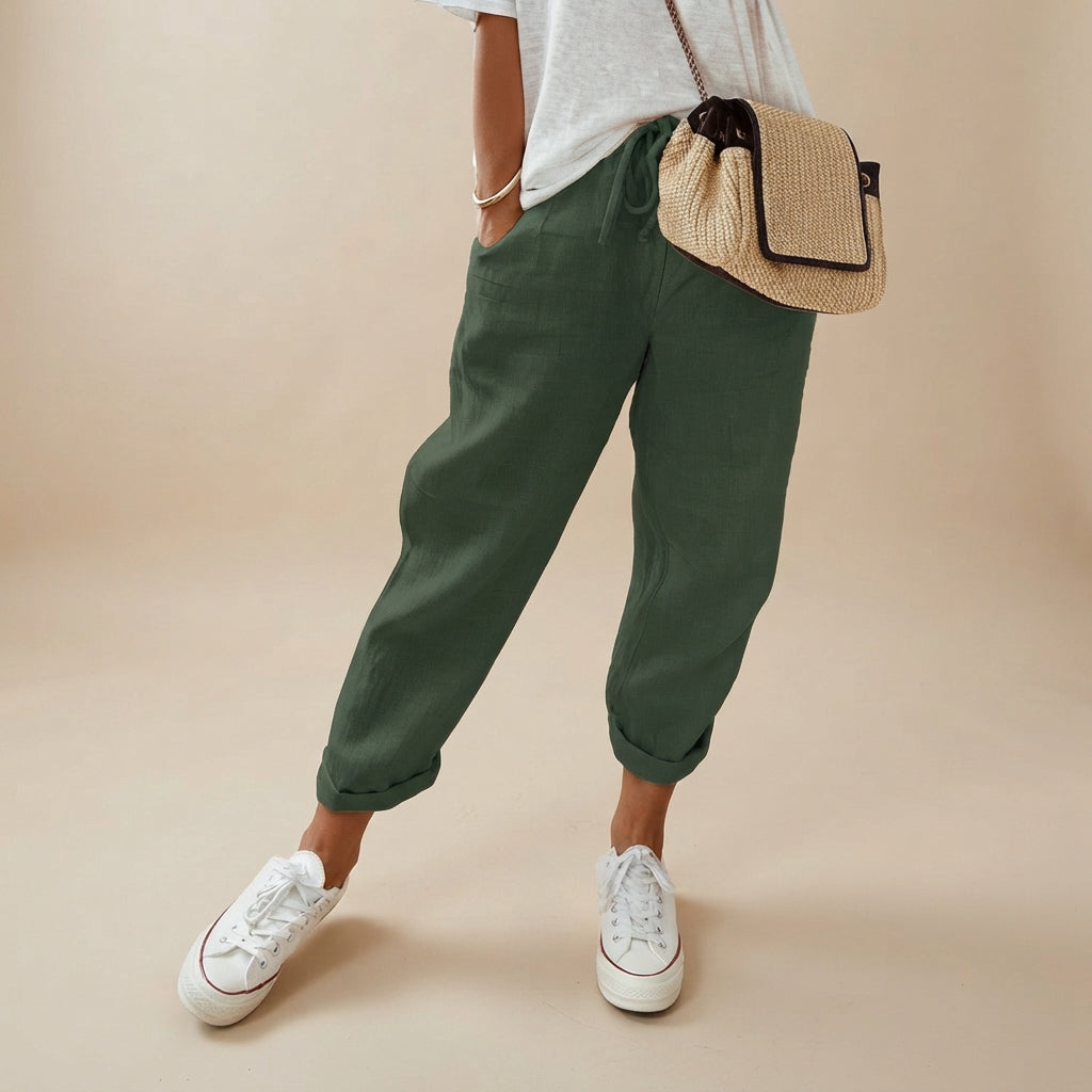 Elwyn - Pantalon agréable avec ceinture élastique