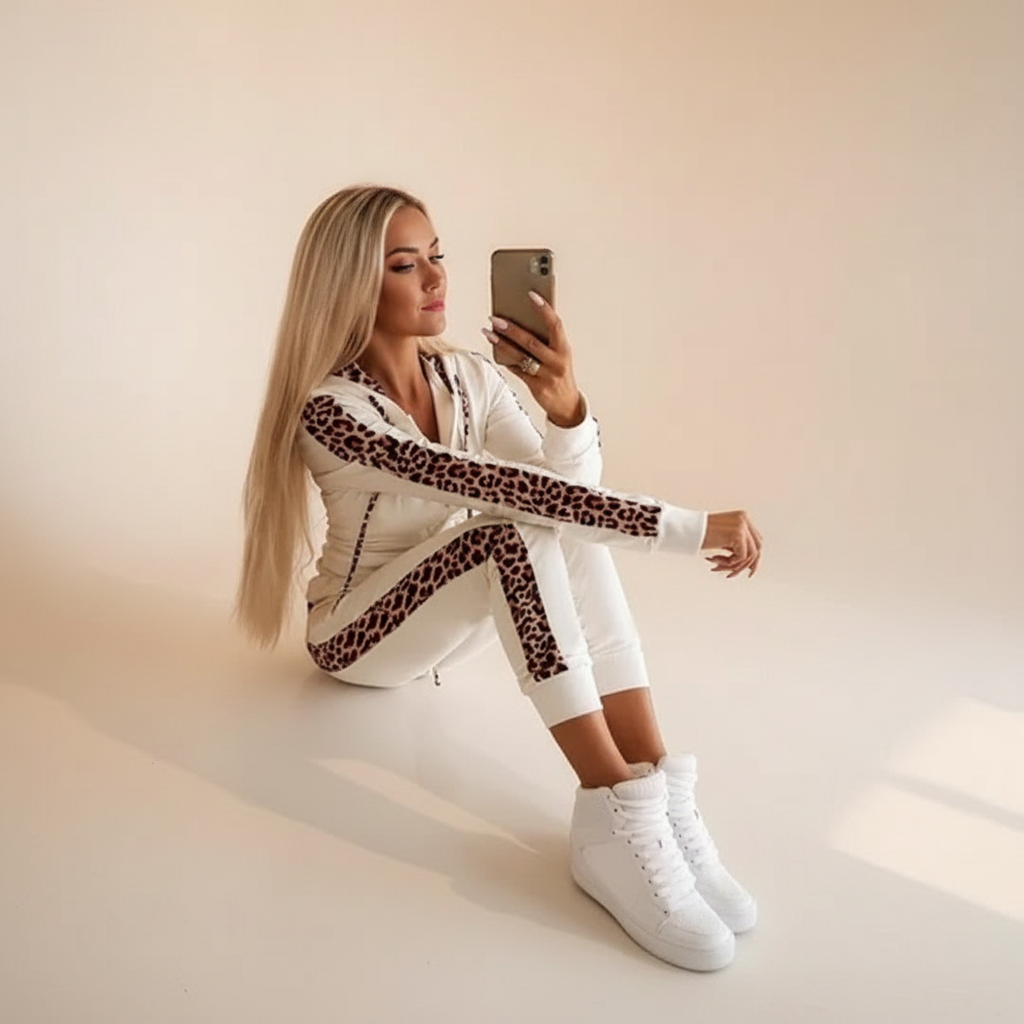 Krestell - Ensemble de Pantalon Stylé avec Fermeture Éclair