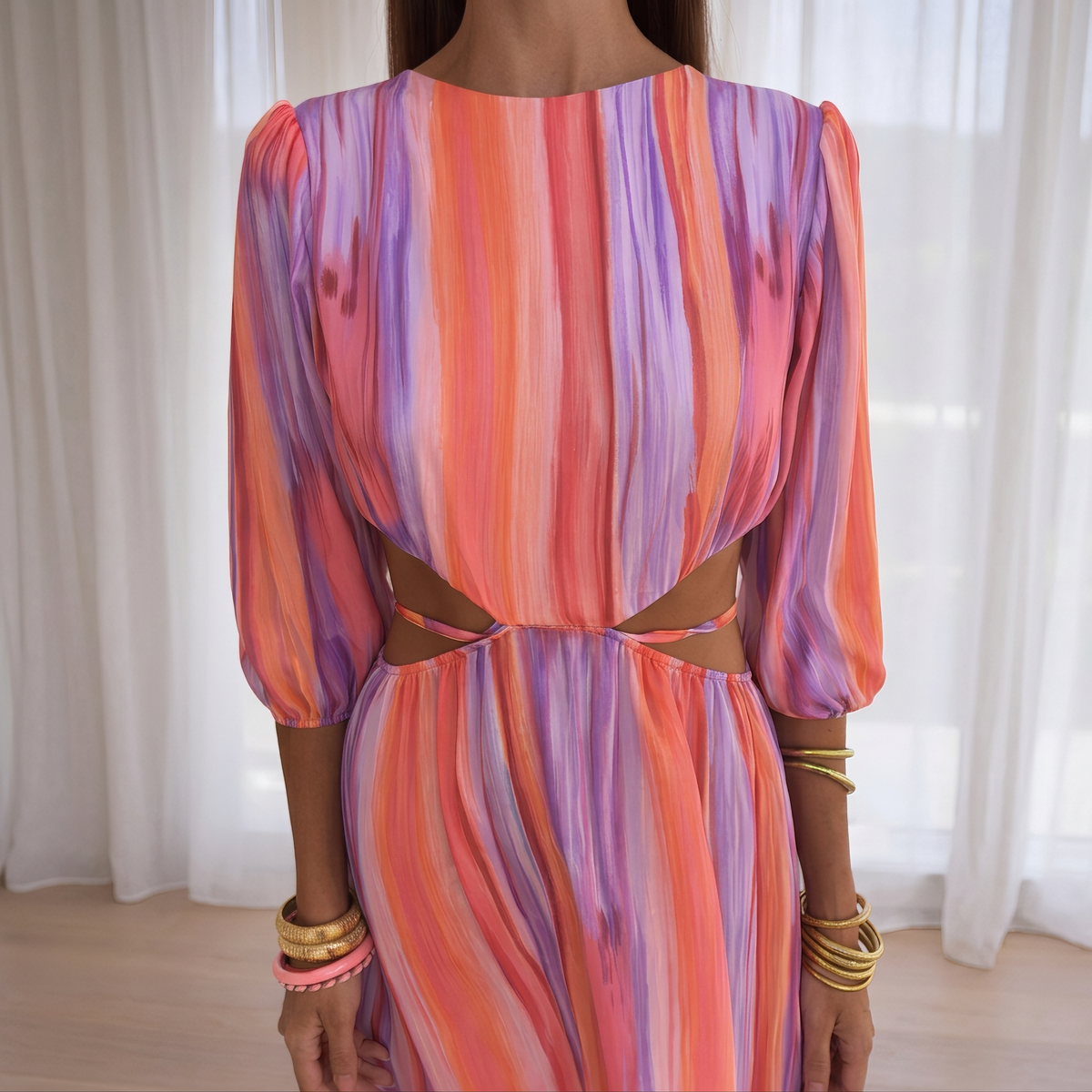Anja - Élégante Robe Dos Nageur