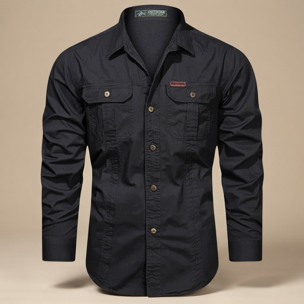 Hayden - Longue chemise cargo avec plusieurs poches