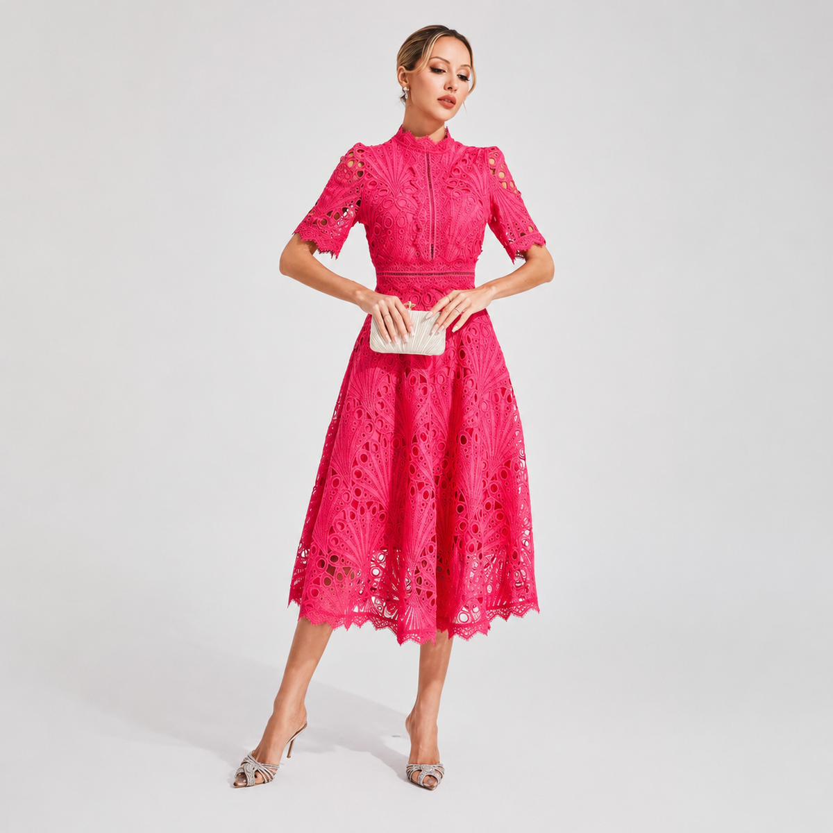 Hallie - Robe Midi à la Mode