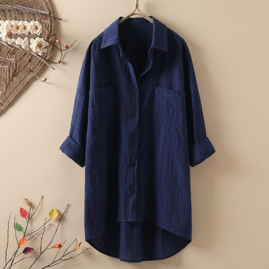Jacient - Chemise Boutonnée Décontractée