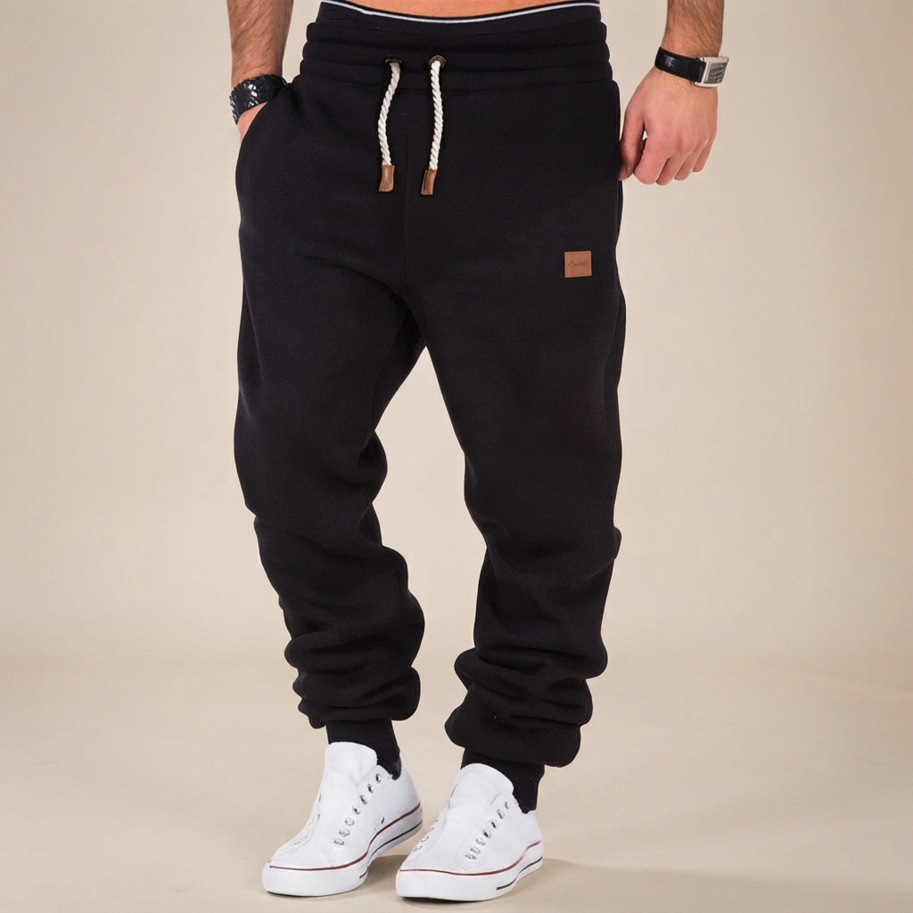Devin - Pantalon à Taille Élastique avec Cordon Réglable