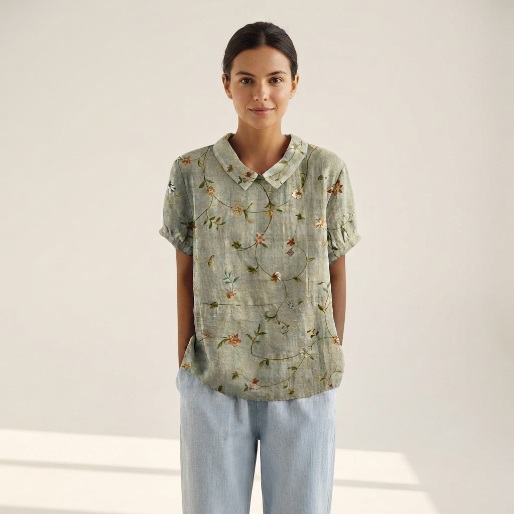 Salmah - Blouse Élégante et Fluide