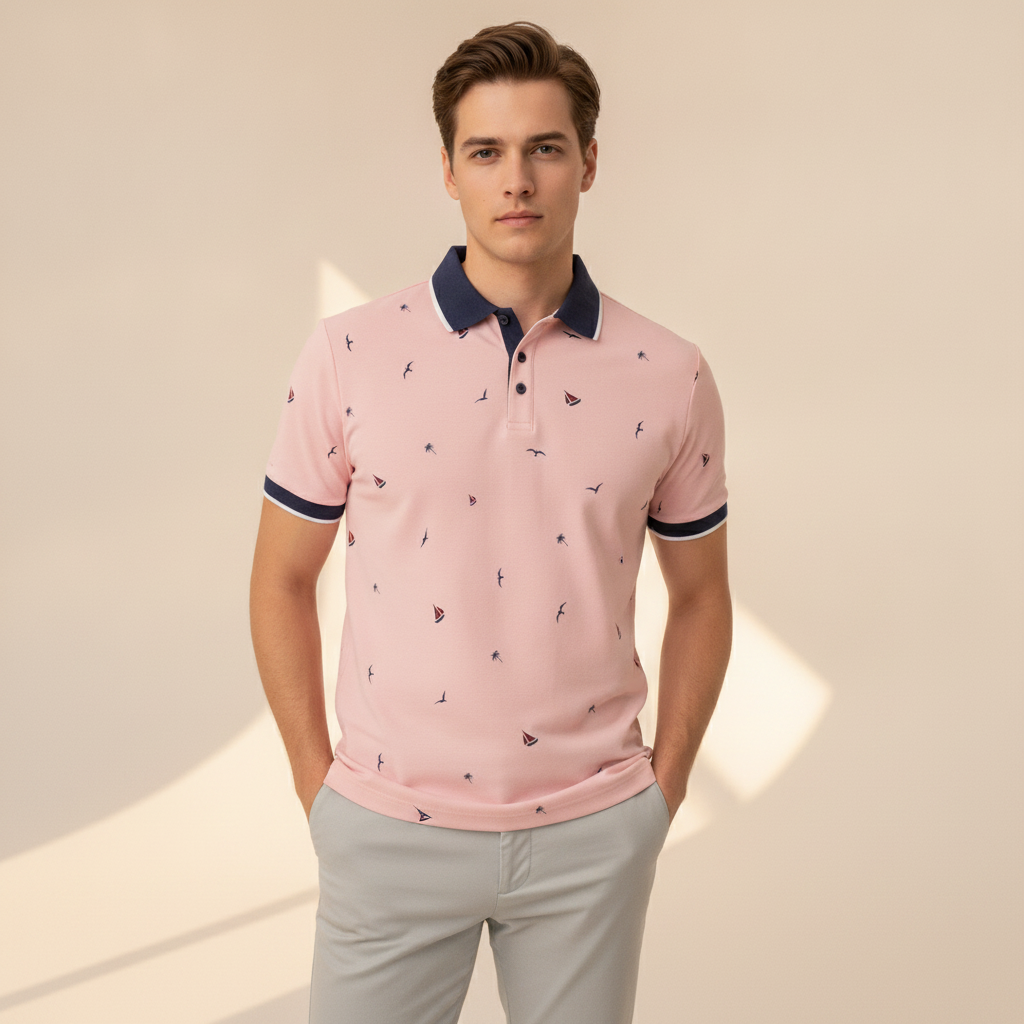 Bedario - Polo à la Mode Décontracté