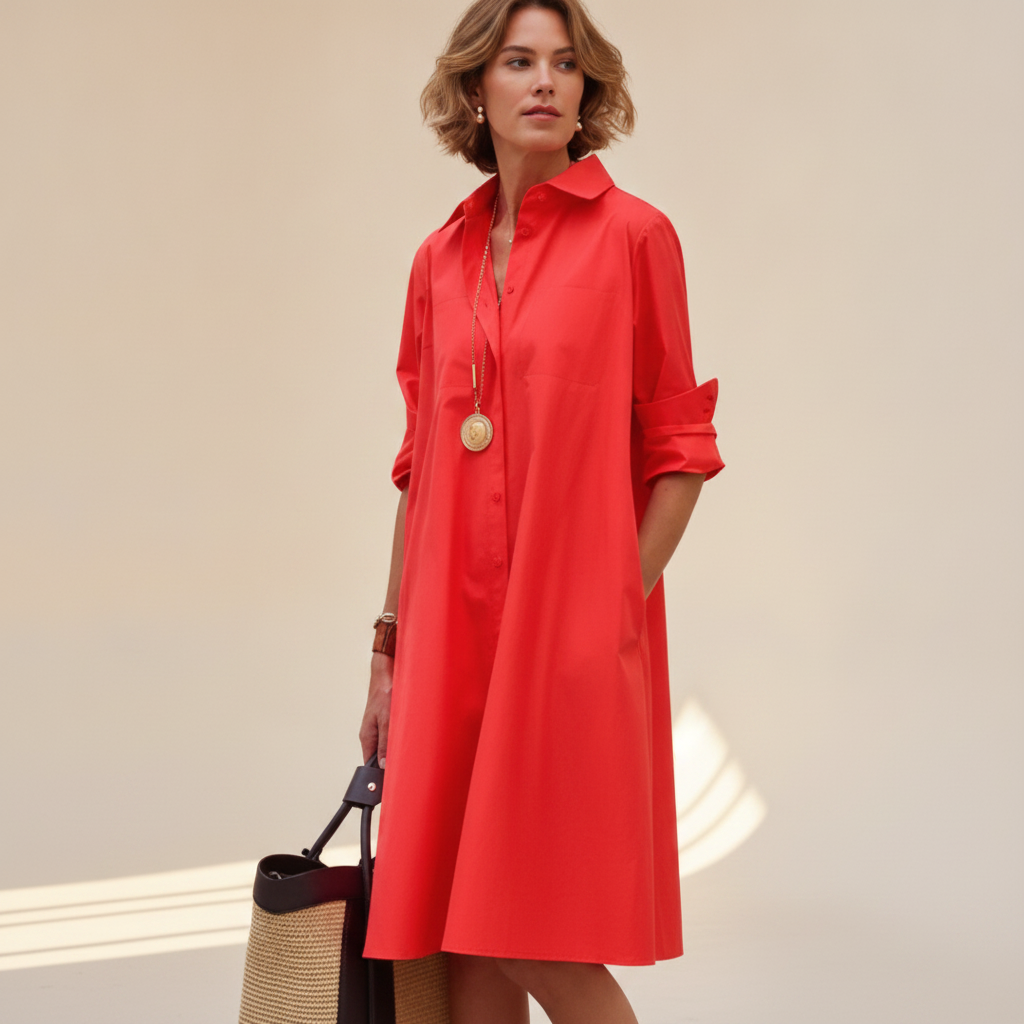 Gameela - Robe Élégante à Coupe Ample