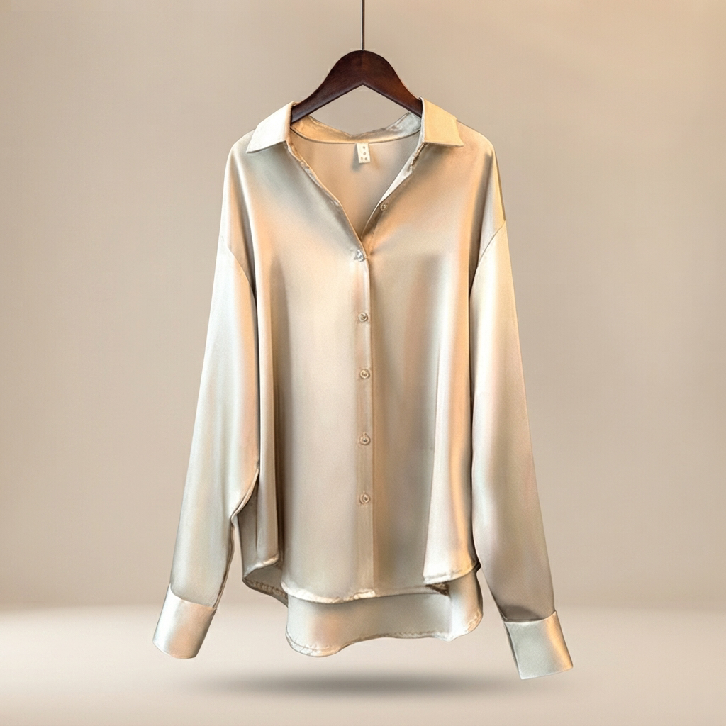 Chazzy - Blouse Décontractée Brillante