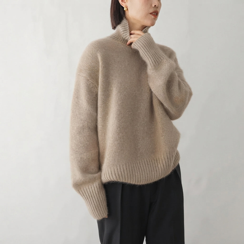 Lea - Pull à col roulé chic pour femmes