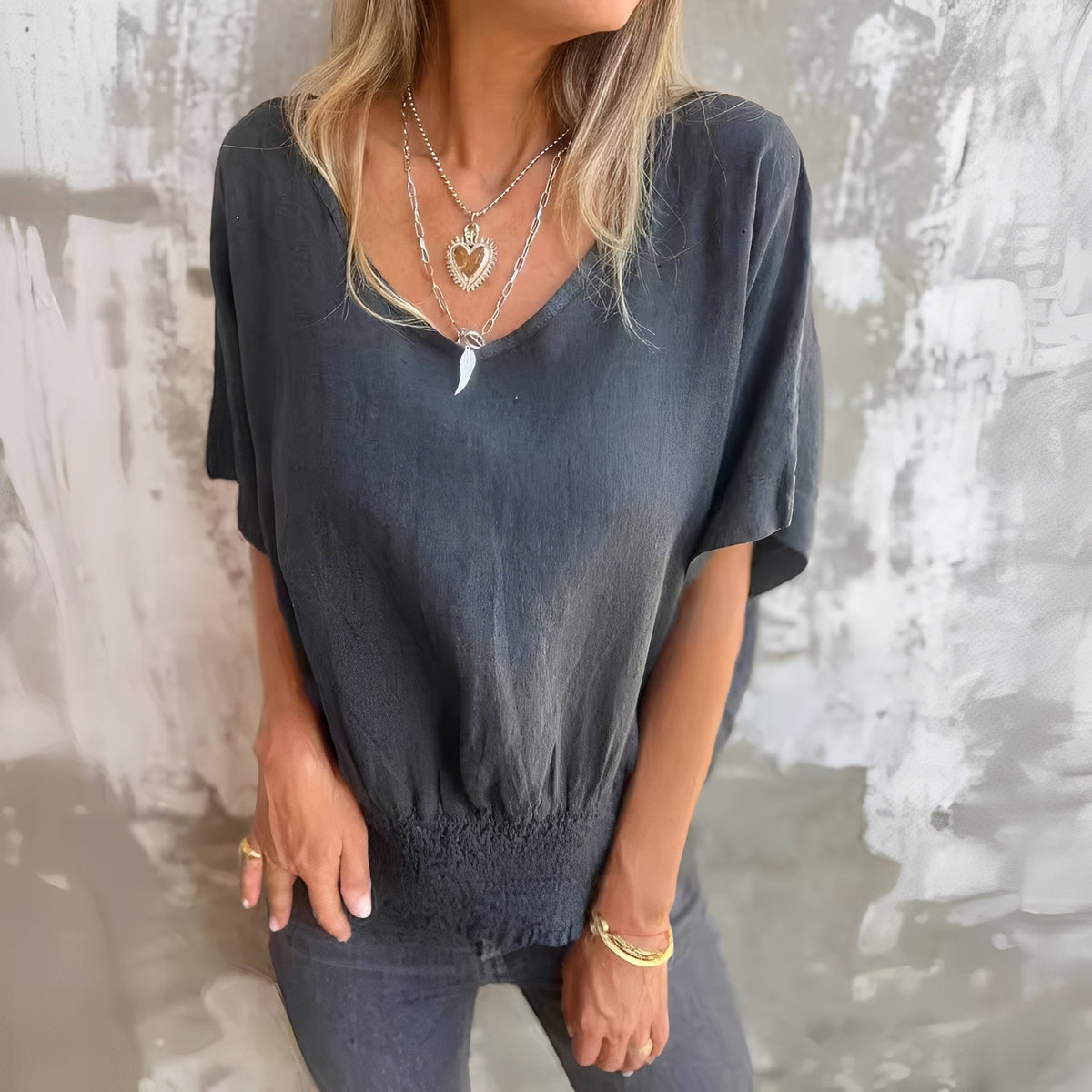 Mollie - Top décontracté et ample pour femmes