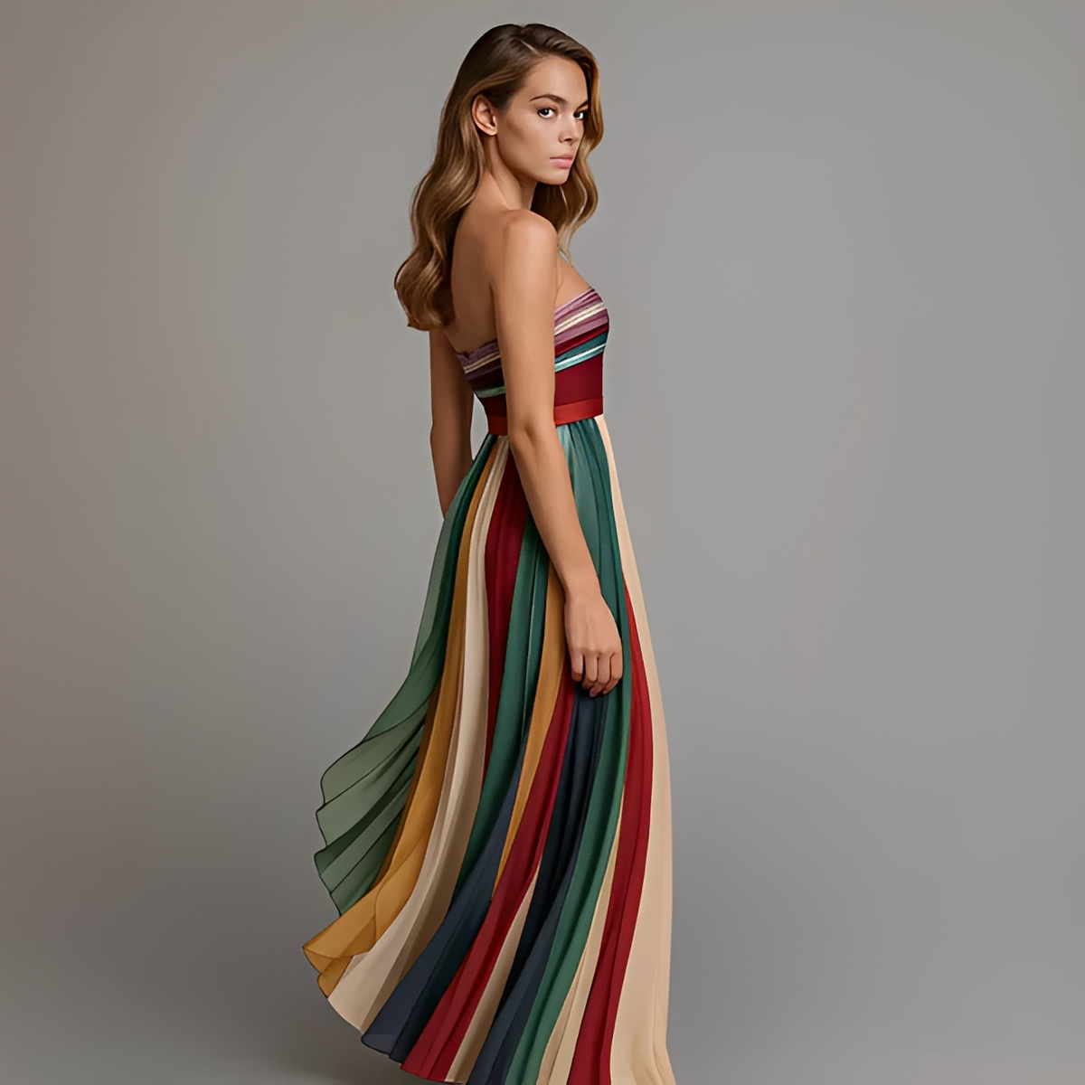 Gracelyn - Robe Maxi Élégante à Bustier