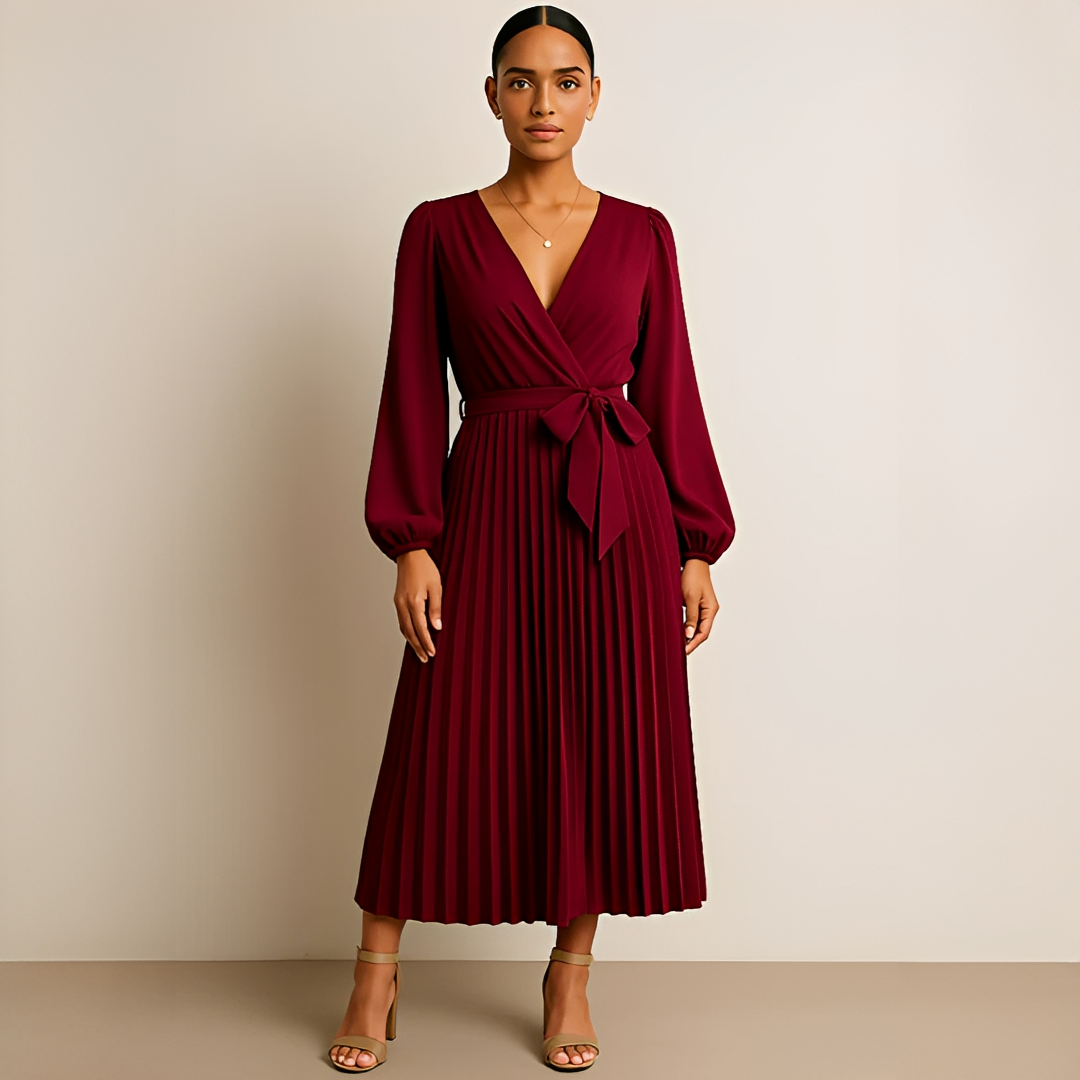 Naomi - Robe Chic à Col V Croisé