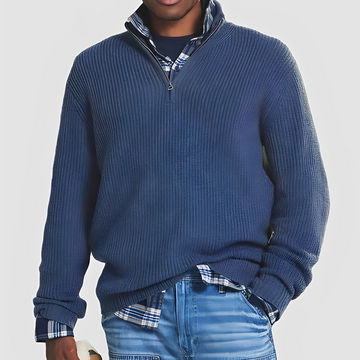 Constantine - Pull confortable avec fermeture à glissière pour hommes