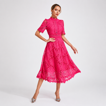 Hallie - Robe Midi à la Mode