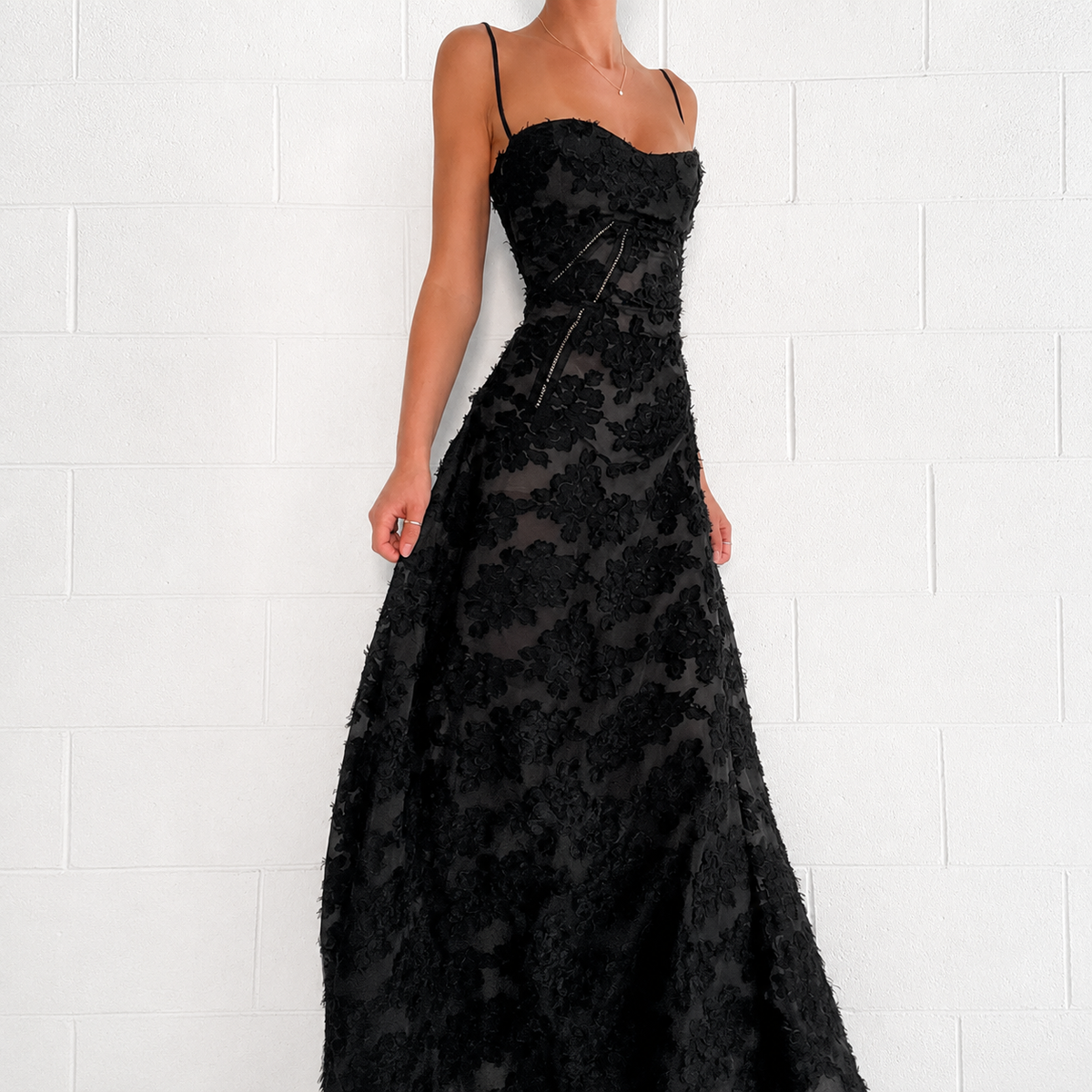Sandra - Robe Maxi Chic Cintrée