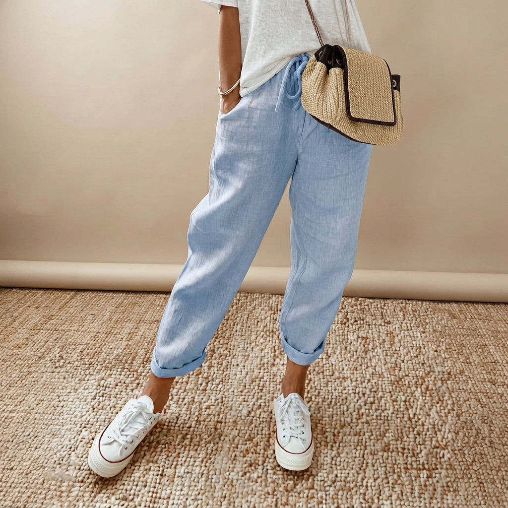 Elwyn - Pantalon agréable avec ceinture élastique