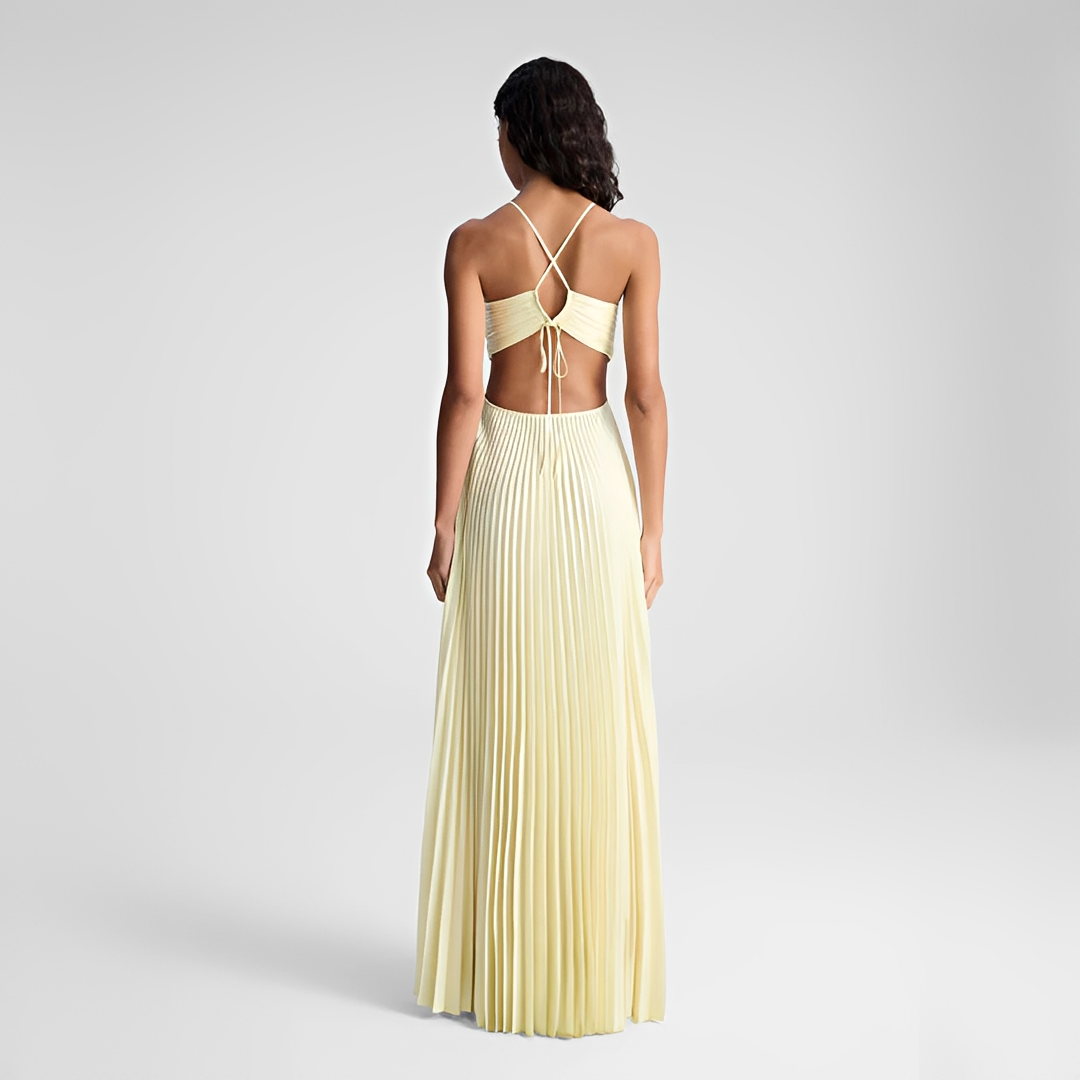 Sienna - Robe Maxi Élégante Plissée