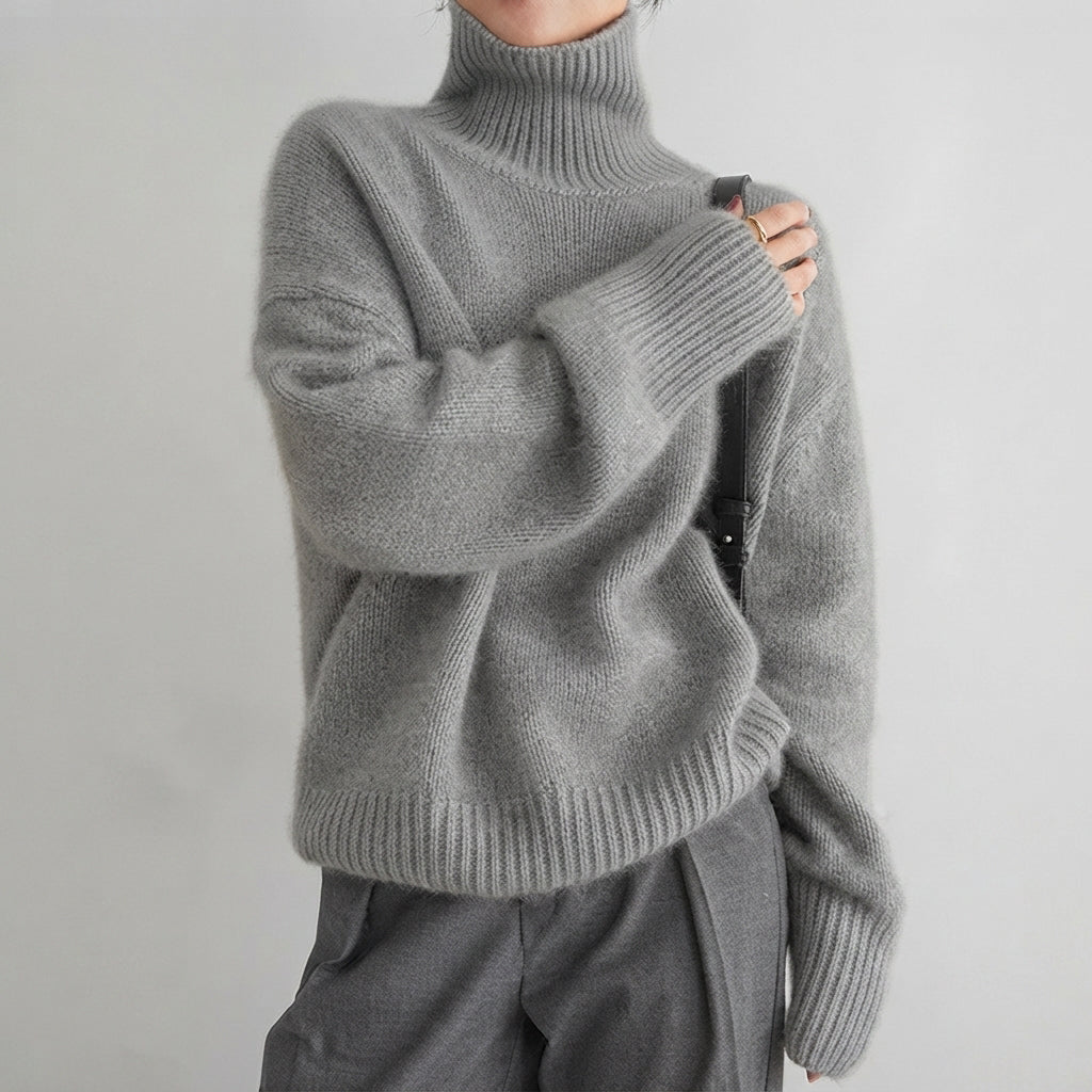 Lea - Pull à col roulé chic pour femmes