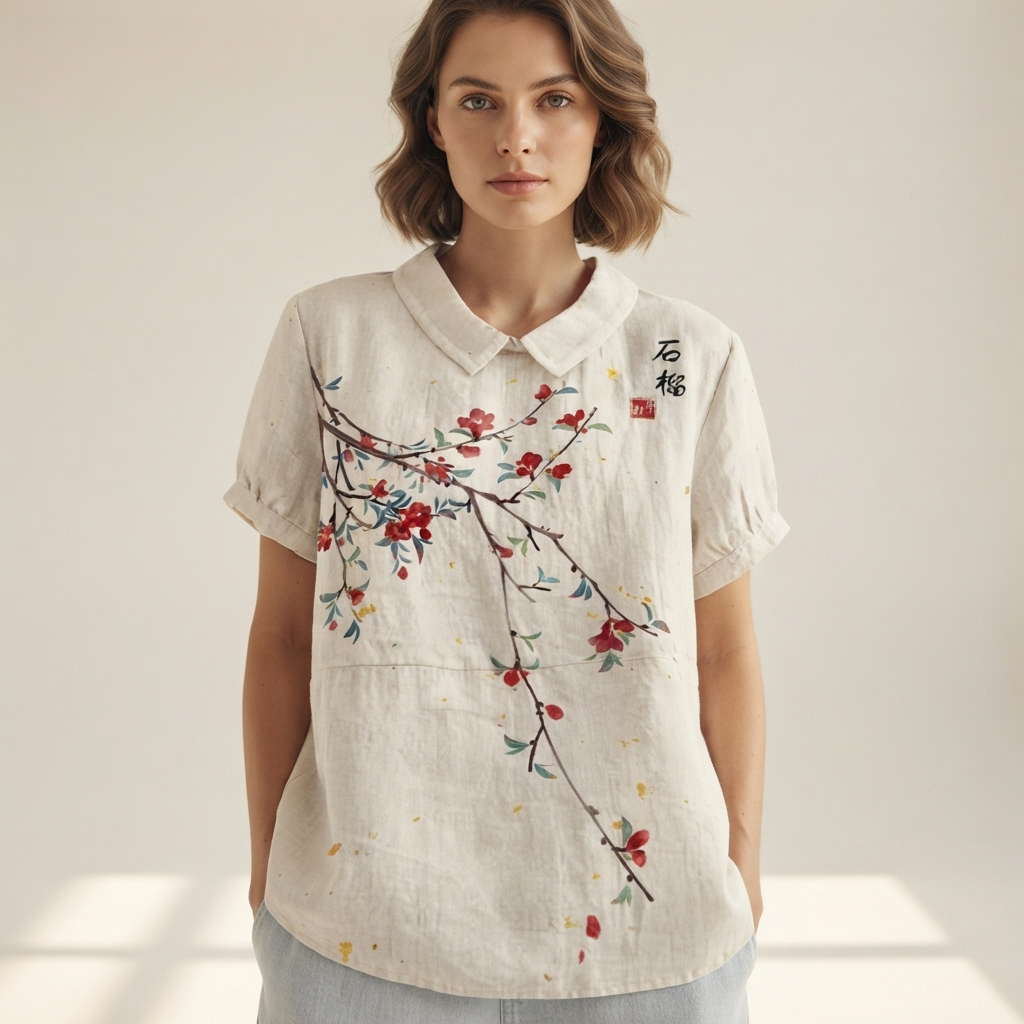 Salmah - Blouse Élégante et Fluide