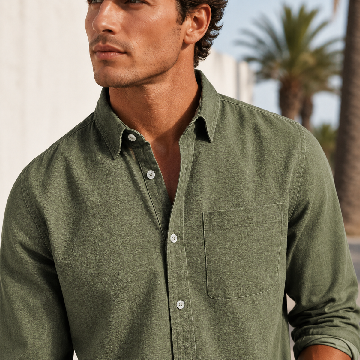 Wynford - Chemise Décontractée à Boutons
