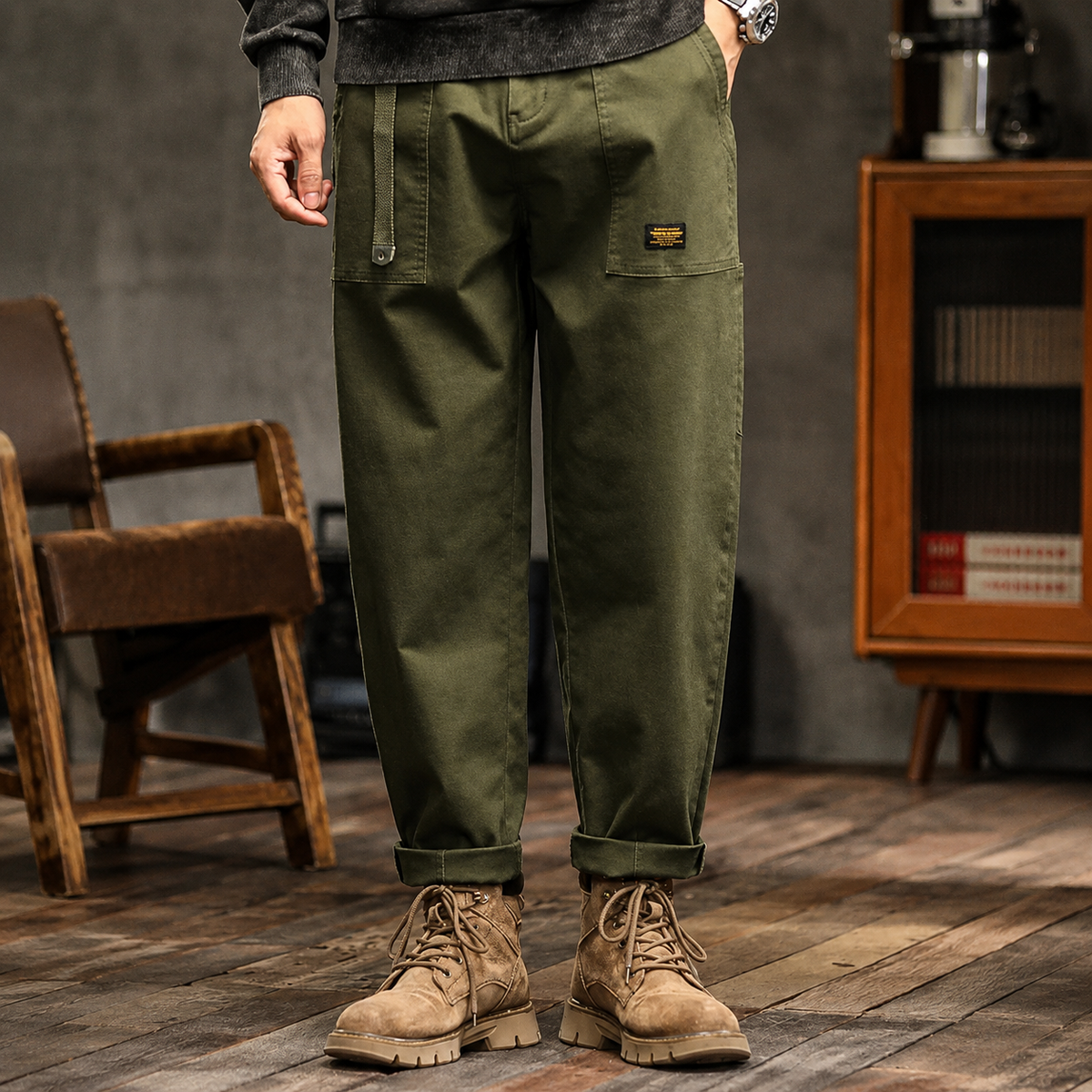 Clyde - Pantalon Évasé Style Vintage