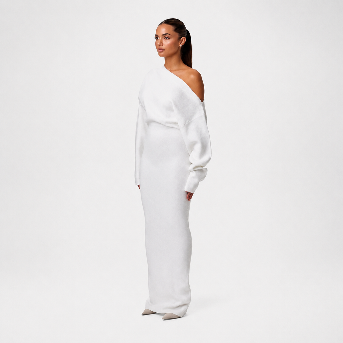 Tahlia - Robe Longue Élégante à Une Épaule