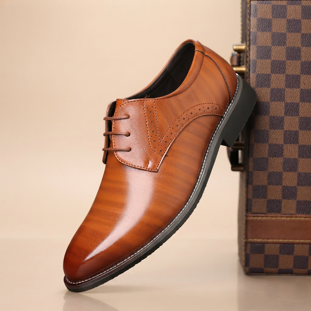 Tristan - Chaussures formelles confortables avec lacets