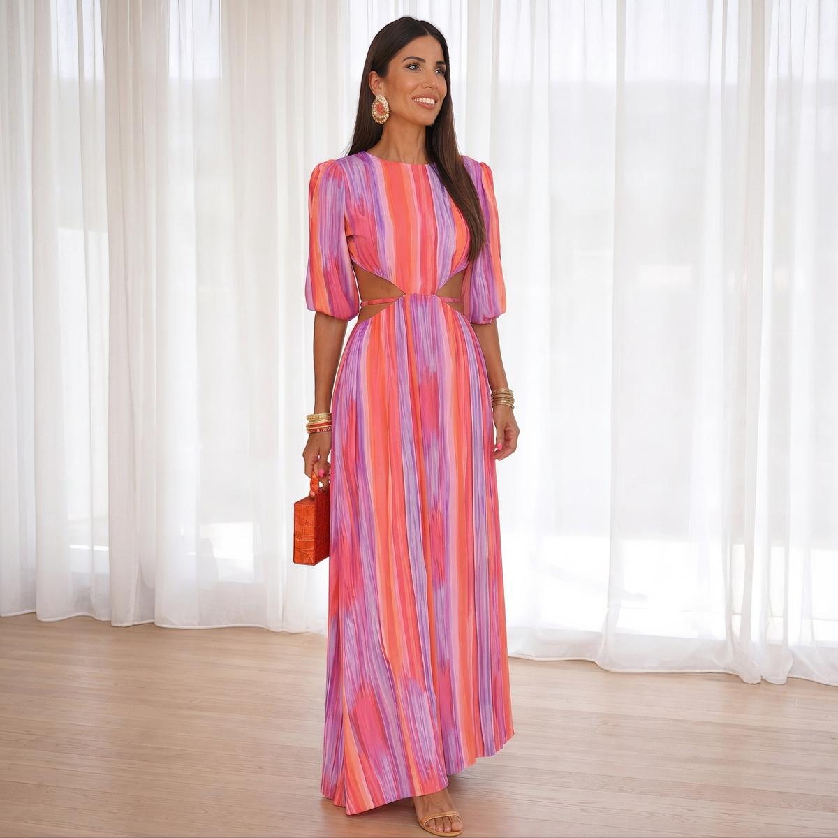 Anja - Élégante Robe Dos Nageur