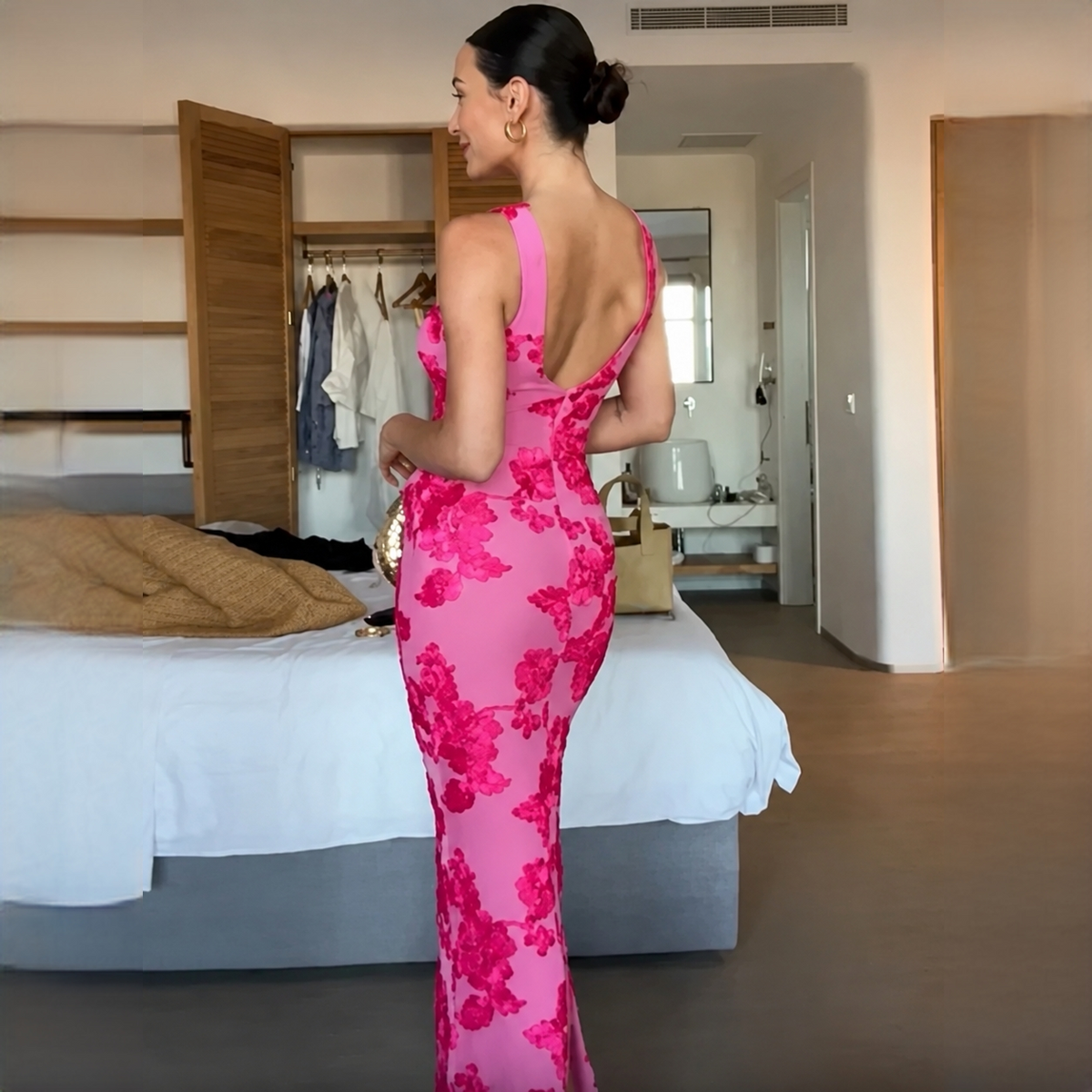 Genecia - Robe Maxi Chic Évasée
