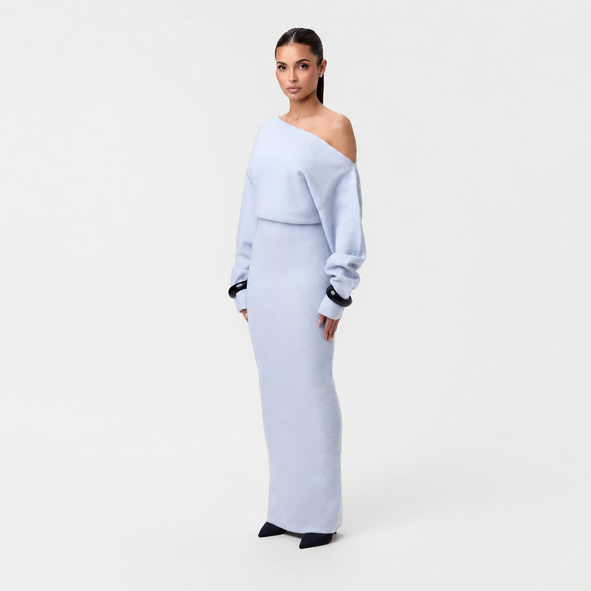 Tahlia - Robe Longue Élégante à Une Épaule