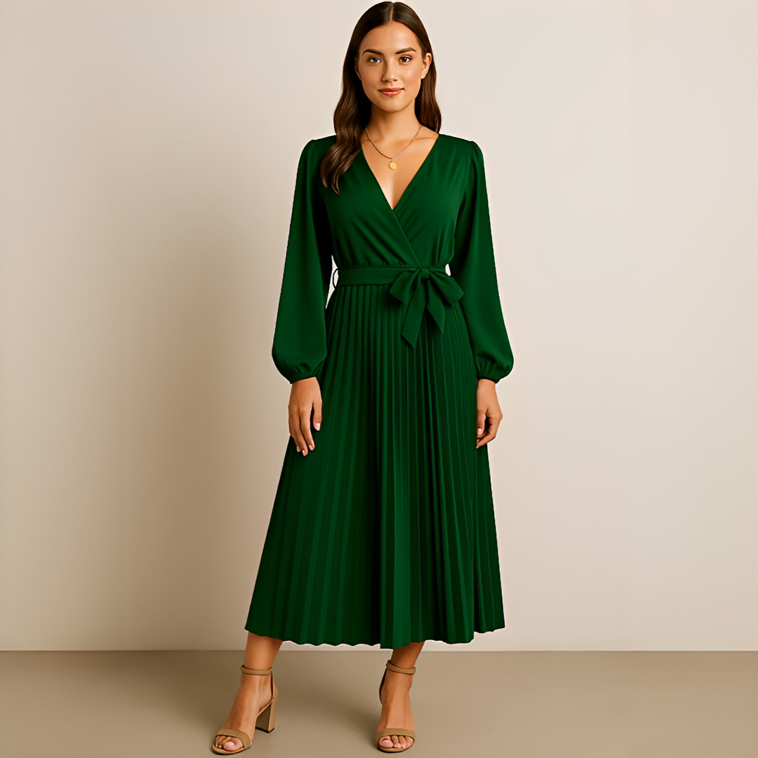 Naomi - Robe Chic à Col V Croisé
