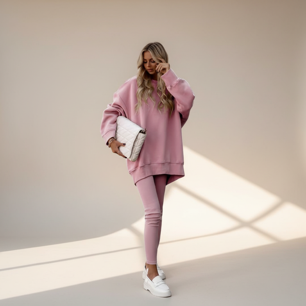 Jashanna - Ensemble à Pantalon Large et Manches Longues