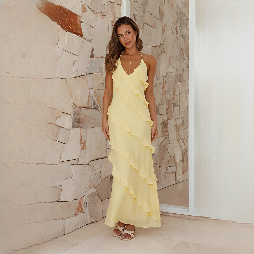 Latresia - Robe Élégante et Chic avec Dos Ouvert