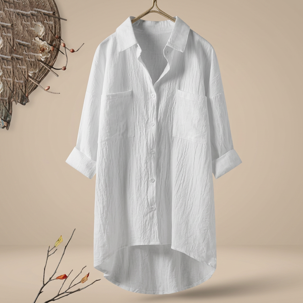 Jacient - Chemise Boutonnée Décontractée