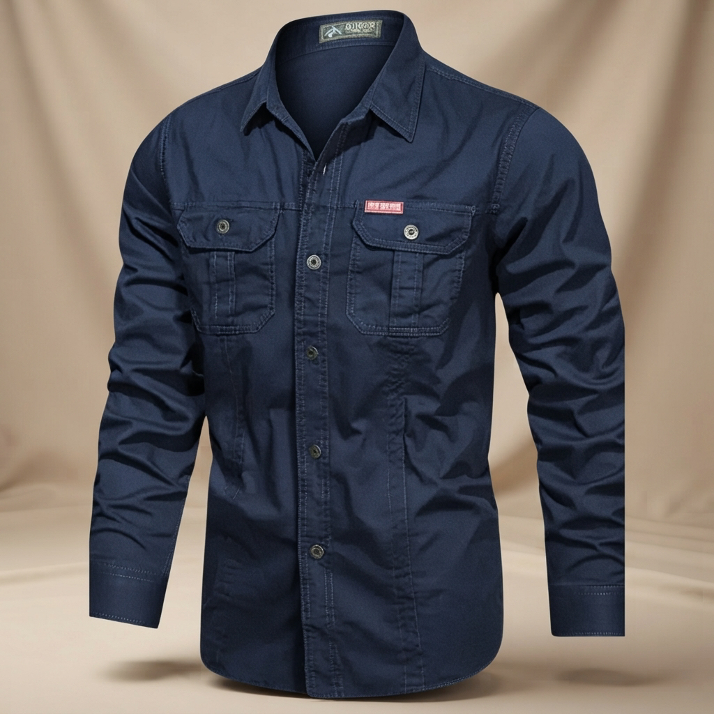 Hayden - Longue chemise cargo avec plusieurs poches