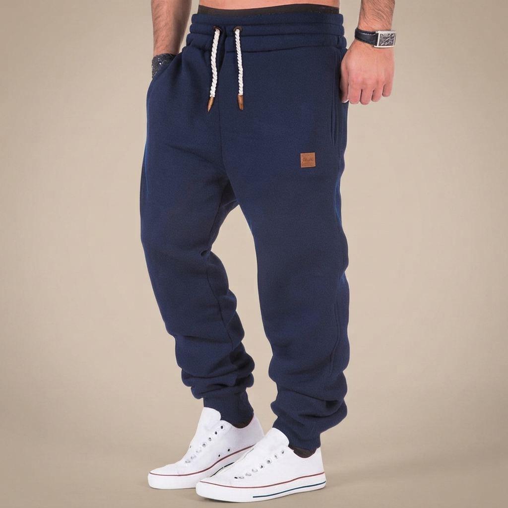 Devin - Pantalon à Taille Élastique avec Cordon Réglable