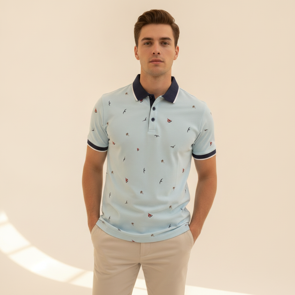 Bedario - Polo à la Mode Décontracté