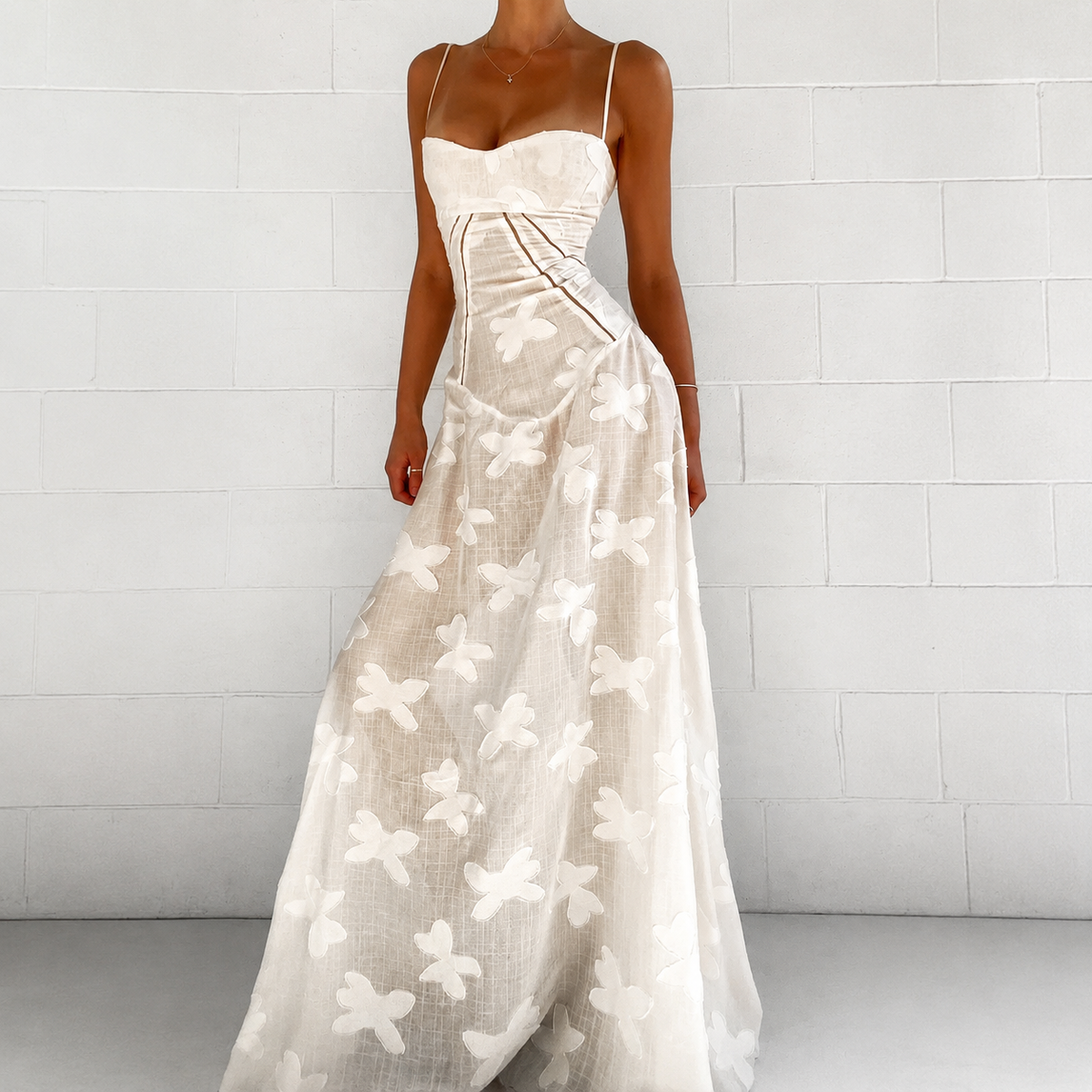 Sandra - Robe Maxi Chic Cintrée